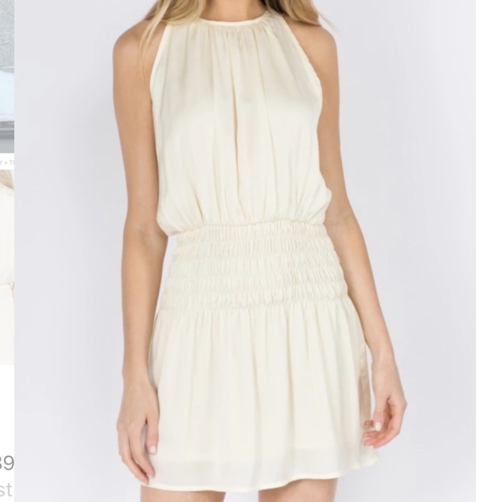 Shop Talulah Smocked Summertime dress ivory